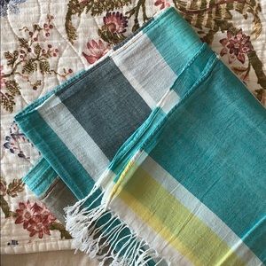 H&M Lightweight Striped Summer Cotton Scarf